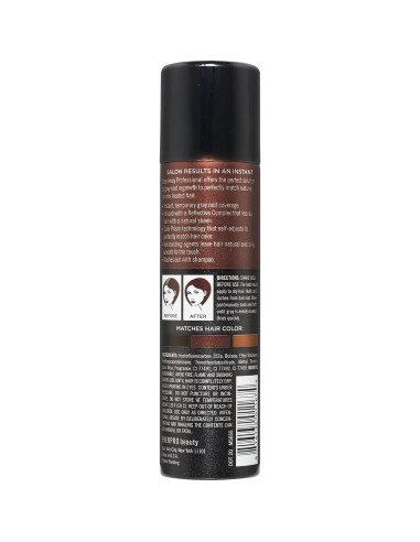 Spray de Retoque Temporal Gray Away 56.7 g Marrón Oscuro