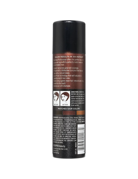 Spray de Retoque Temporal Gray Away 56.7 g Marrón Oscuro