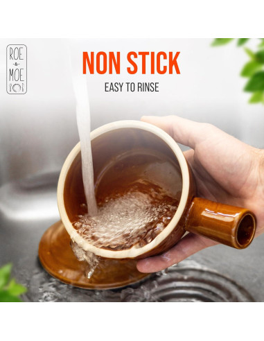 Cocinero de Huevos Roe & Moe - Vaporera Cerámica 340g