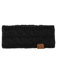 Diadema de Invierno Suave para Mujeres Alayna - Negro