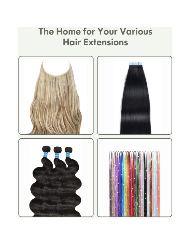 Soporte Apilable para Extensiones de Cabello iCASA - 2 Piezas