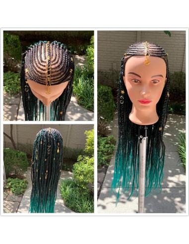 Cabeza de Maniquí Hairingrid para Estilismo 66-71 cm Negro