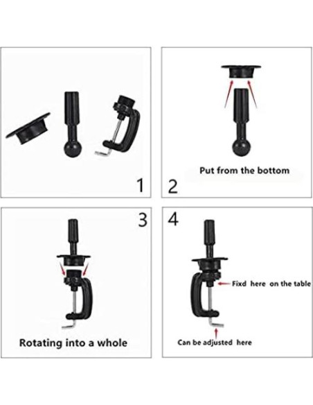 Cabeza de Maniquí Hairingrid para Estilismo 66-71 cm Negro