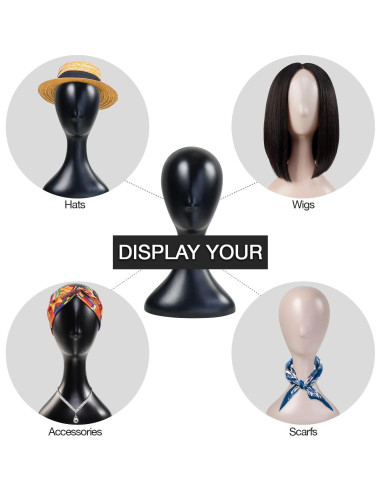 Cabeza de Maniquí Plástico Studio Limited 40cm Nude Soporte