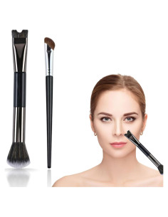 Juego de 2 Brochas de Contorno de Nariz Mdscve - Doble Extremo