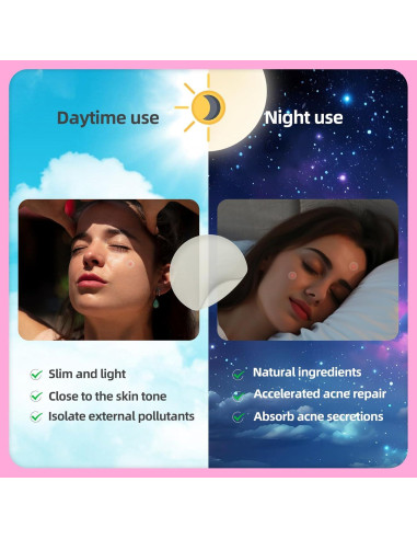 Parche Hidrocoloide para Acné EFLY - 5 Tamaños Invisibles