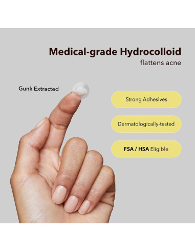 Parche Hidrocoloide para Acné Avarelle 24 Unidades Vegano