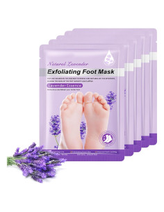Mascarilla Exfoliante para Pies Unisex 5 Pares - Suaviza y Revitaliza