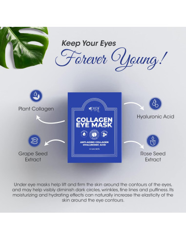 Parche para Ojos Hidratante LA PURE Colágeno 15 unidades