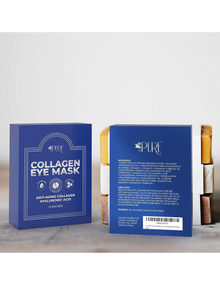 Parche para Ojos Hidratante LA PURE Colágeno 15 unidades