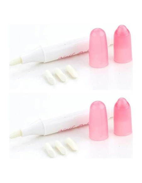 2 Piezas Lápiz Corrector de Esmalte Rosa YuanHolumid