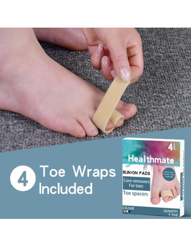 Separadores de Dedos Reutilizables Meidland Beige para Alineación