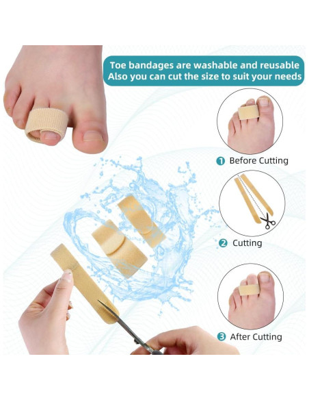 Separadores de Dedos Reutilizables Meidland Beige para Alineación Separadores de Dedos Reutilizables Meidland Beige para Alineación