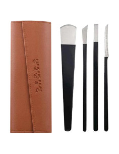 Juego de Cuchillos de Pedicura Profesional Fuwddy 4 Piezas