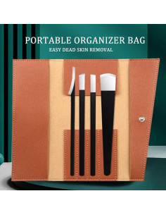 Juego de Cuchillos de Pedicura Profesional Fuwddy 4 Piezas 2