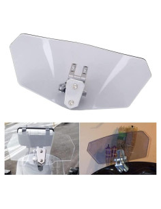 Parabrisas de Motocicleta Ajustable Uneeruiqy 266mm Transparente