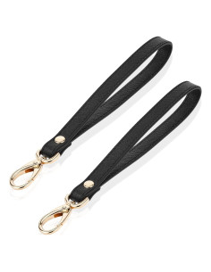 Correa de Muñeca de Cuero PU Tucnoeu Negra 20.5cm