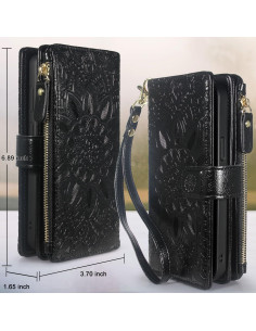 Funda Cartera Desmontable Harryshell para iPhone 14 Pro Max 2022 2