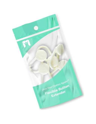 Extensor de Botón de Pantalón Más de Mí para Amar - Blanco