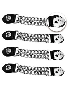 Extensores de Chaleco de Motocicleta Unisex - Cadenas de Cromo