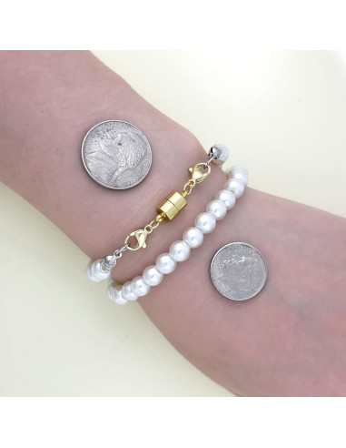 Cierre Magnético Doble Langosta Qulltk 6Pcs Oro y Plata