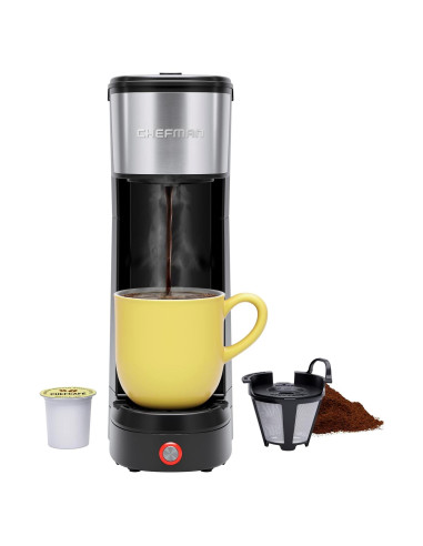 Cafetera Chefman InstaCoffee V2 1 Taza 177-354 ml Negra