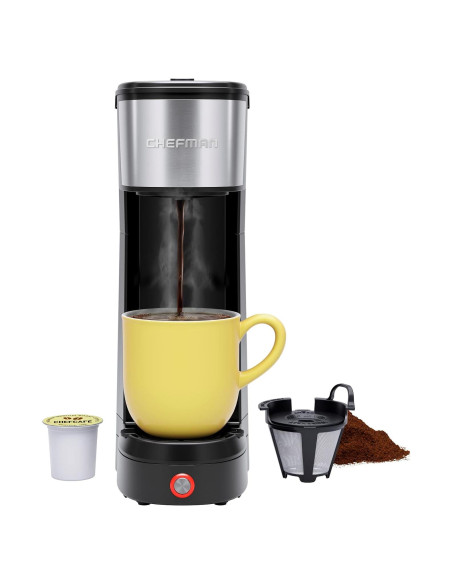 Cafetera Chefman InstaCoffee V2 1 Taza 177-354 ml Negra