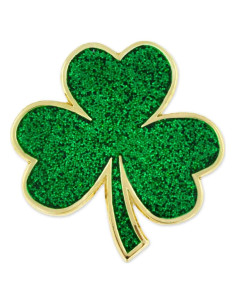 Pin de Solapa San Patricio PinMart - Trébol Verde 2.54cm