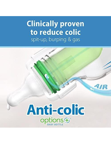 Biberón Anti-Cólico Dr. Brown's Natural Flow 4 oz 4 unidades