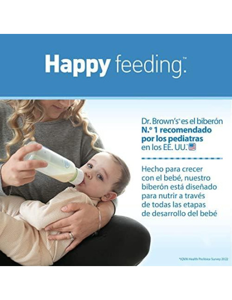 Biberón Anti-Cólico Dr. Brown's Natural Flow 4 oz 4 unidades