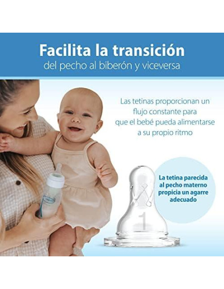 Biberón Anti-Cólico Dr. Brown's Natural Flow 4 oz 4 unidades