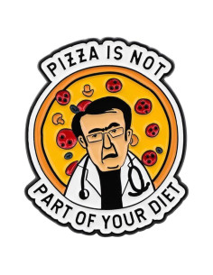 Pin Divertido Angyape No Te Vas a Morir de Hambre Amarillo