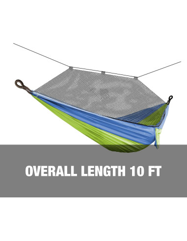 Hamaca Bliss BH-406XLS-N-MM con red y correas ajustables