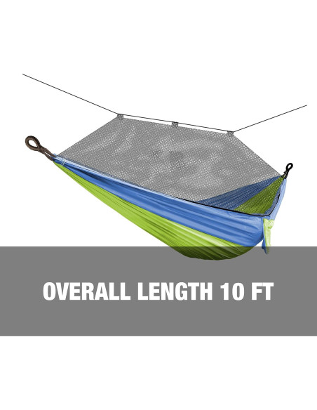 Hamaca Bliss BH-406XLS-N-MM con red y correas ajustables