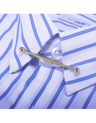 Clip de Corbata BFLCTTBD 3 Piezas Metal Oro Plata Negro