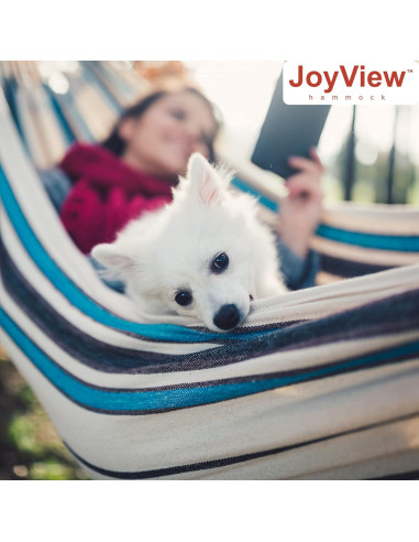 Hamaca JoyView Individual Algodón 200x100 cm Rayas Color