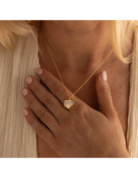 Collar Colgante de Foto Caitlyn Minimalist Plata 925 Oro 18K