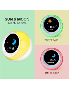 Reloj Despertador iHoo para Niños con Luz Nocturna y Alarma 2