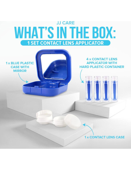 Aplicador y Quitador de Lentes de Contacto JJ CARE - Conjunto
