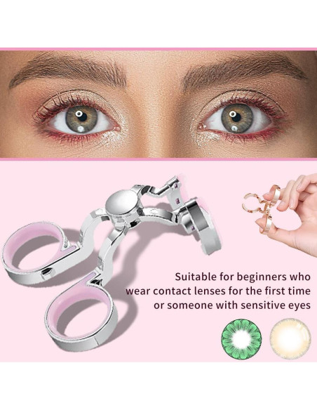 Kit de Ayudas para Lentes de Contacto iGeyzoe Rosa