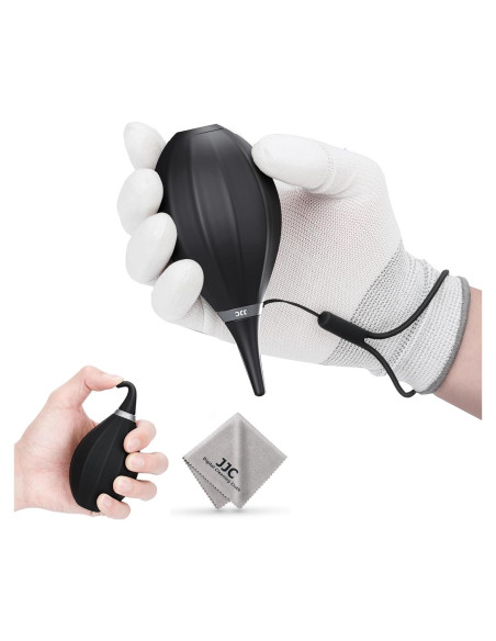 Soplador de Aire JJC Mejorado con Punta de Silicona y Paño