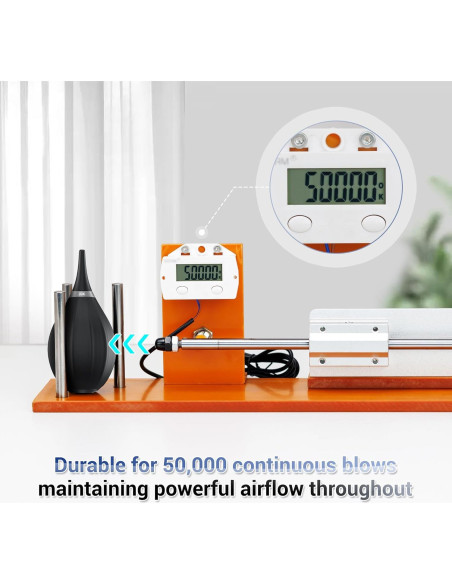 Soplador de Aire JJC Mejorado con Punta de Silicona y Paño