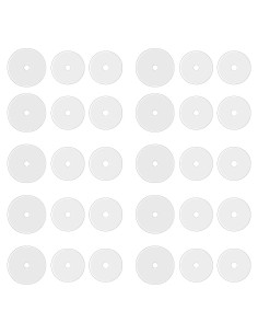 Discos Transparentes de Silicona Styquenzer para Piercing 30Pcs