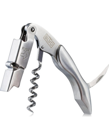 Sacacorchos de Camarero M&R Blvd - Acero Inoxidable Profesional