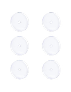 Discos Transparentes de Silicona MODRSA para Piercing 16g 7mm