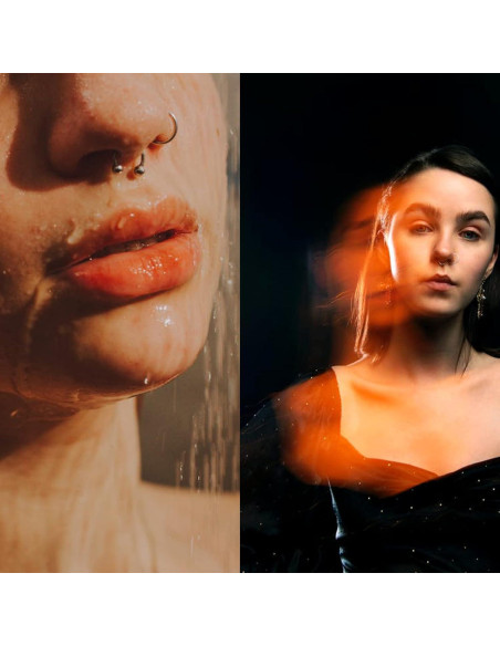 Kit de Piercing Profesional DJCIW 90PCS Acero Inoxidable