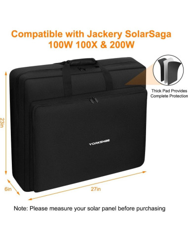 Bolsa de Almacenamiento Yorkenbe para Panel Solar 68x58x15cm