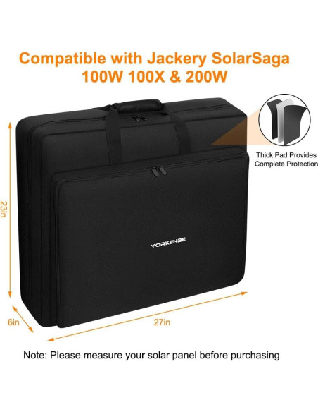 Bolsa de Almacenamiento Yorkenbe para Panel Solar 68x58x15cm