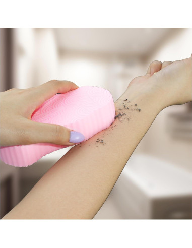 Esponja de Baño Exfoliante BOBI CARE 2 Piezas Suave 3D