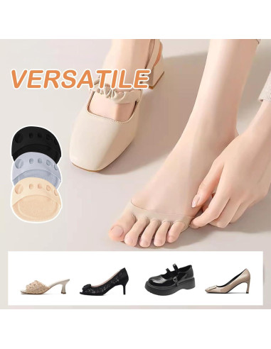 3 Pares Almohadillas Metatarsales SooGree para Pie Beige M